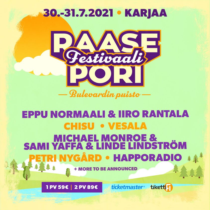 Raasepori Festivaali 2021 - tickets & line-up | MyRockShows