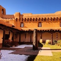 New Mexico Museum of Art on the Plaza, Santa Fe, NM