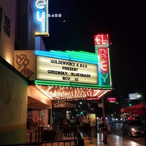 Rock concerts in El Rey Theatre, Los Angeles, CA