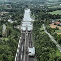 The Sloping Lock of Ronquières, Ronquières